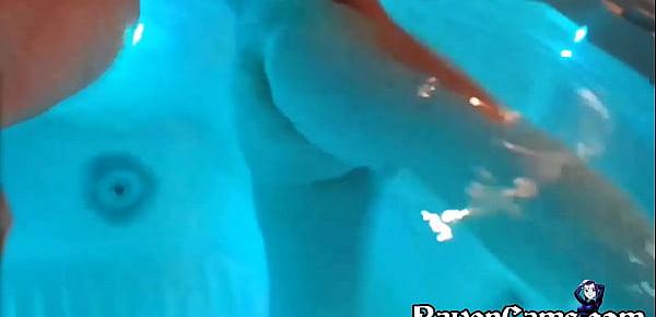  Naughty Teen in Parents Hot Tub